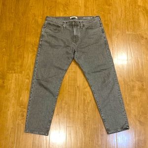 Madewell Men's Relaxed Jeans in Gray